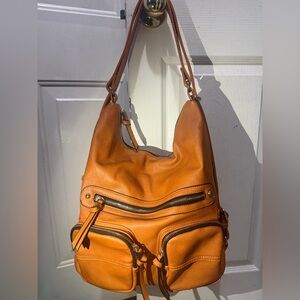 HOBO Brown Leather Shoulder Bag